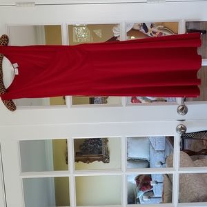 Sexy Faux Wrap Flair Skirt Midi Dress